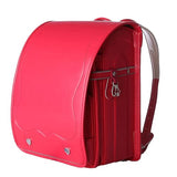 Star-Wind Randoseru automatic Lock Japanese school bags for girls boys Senior PU leather light weight Rain Cover, Dred