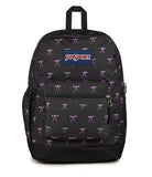 JanSport Cross Town Plus Backpack - Large Main Compartment, Side Water Bottle Pocket, 15-Inch Padded Laptop Sleeve - Bad Bows
