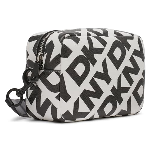 DKNY Women's Handbags Corssbody,Black/White,1sz