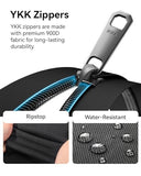 CROSSGEAR Ergonomic Laptop Backpack Reduce Shoulder Strain by 30%, 16 Inch Large Work Backpack, Lightweight Waterproof Travel Backpack, YKK Zipper, Carry-On Bookbag for Work Commute and Travel, Black