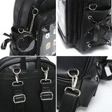CHERRY SAUCE Devil Halloween Ita Backpack Crossbody Purse For Gothic Anime