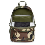 EASTPAK Padded Double – 24L Squared Backpack with Dual Front Pockets, 13” Laptop Sleeve, Bottle Holder & Padded Straps, Camo