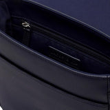 Lacoste Men's Classic Flap Crossover Crossbody Bag, Midnight Blue, One Size