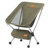 Naturehike YL08 Ultralight Camping Chair, 2.12 LBS Portable Backpacking Chair with Anti-Sinking Feet, Lightweight Compact Folding Hiking Camp Chair