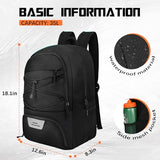 Goloni Soccer Backpack Bag with Separate Ball & Cleat Shoe Compartment, Waterproof Volleyball Basketball Backpack Sports Gym Backpack for Teen Girls Boys Men Women Kids