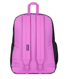JanSport Cross Town Plus Backpack - Large Main Compartment, Side Water Bottle Pocket, 15-Inch Padded Laptop Sleeve - Color Blocked - Black