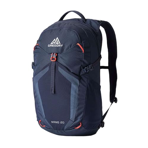 Gregory Nano 20 Unisex Day Hiking/Commuter/Active Travel Backpack, One Size Fits All, Spark Navy