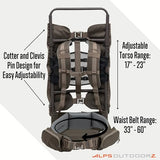 ALPS OutdoorZ Commander Frame - Brown, Updated SKU
