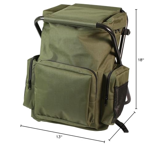 Rothco Backpack & Stool Combo Pack, Olive Drab