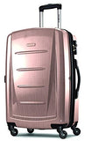 Samsonite Winfield 2 Hardside Expandable Luggage with Spinner Wheels, Artic Pink, Checked-Large 28-Inch