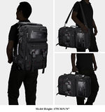 WITZMAN Carry On Travel Backpack for Men Duffle Bags Fit for Laptop Airline Approved Backpack and Nylon Sling Bag Travel Crossbody Bag Waterproof Casual Hiking Daypack