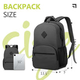 OZCHIN Smell Proof Backpack With Combination Lock, Double Sealed Zipper ClassicsSmell Proof Travel Backpack, Large Capacity Smell Proof Container Carbon Enduring, Great Gifts for Men Women