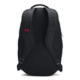 Under Armour Unisex-Adult Hustle 5.0 Backpack , (017) Black / Black / Red , One Size Fits All