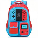 JIRAIKEI Kids Backpack for Boys,Gamer Boys Backpack for Children Teens Elementary Middle School Students Ages 6-18,17
