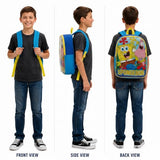 Nickelodeon Spongebob Squarepants Toddler Boy Backpack for Kids - Toddler Backpack with Padded Straps & Zip Compartment Little Kids - 15"