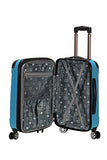 Rockland London Hardside Spinner Wheel Luggage, Carry-On 20", Turquoise