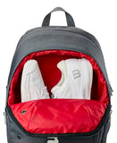 WILSON 2025 Tour Tennis Backpack - Black/White, Holds up to 2 Rackets
