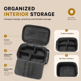 HOMEAL Smell Proof Bag with Lock, Odor Control Storage Kit, Black