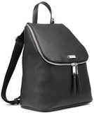 Calvin Klein Zulle Organizational Backpack, Black/Silver, One Size