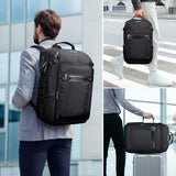 WITZMAN Travel Backpack for Men Fits 16 Inch Laptop Carry-on Bag