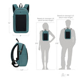 Travelon Anti-Theft The Voyages Small Backpack with XL Water Bottle Pocket