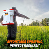 4.2 Gallon Battery - Powered Backpack Sprayer - 6 Nozzles, 80 PSI Max Pressure, Extended Battery Life, Wide Mouth Design, High - Pressure Hose, Adjustable Pressure Control