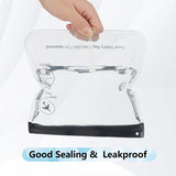 4Pcs Clear TSA Approved Security Toiletry Bag Quart Size for EU UK & US Carry - on Regulations Waterproof & Leakproof Travel Bags for Liquids