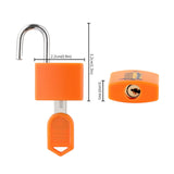 4PCS Luggage Locks, Kaloo Small Mini Suitcase Padlock Locks with Keys, Strong Copper Lock Core with Plastic Shell (Unique Icon Patterns for Effortless Lock Matching)