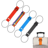 4PCS Luggage Straps for Suitcase, Adjustable Elastic Luggage Connector Straps, Multi - Functional Durable Travel Packing Straps for Securing Bags, Backpacks & Accessories
