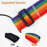 4PCS Luggage Straps for Suitcase, Adjustable Elastic Luggage Connector Straps, Multi - Functional Durable Travel Packing Straps for Securing Bags, Backpacks & Accessories