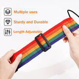 4PCS Luggage Straps for Suitcase, Adjustable Elastic Luggage Connector Straps, Multi - Functional Durable Travel Packing Straps for Securing Bags, Backpacks & Accessories