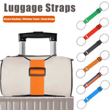 4PCS Luggage Straps for Suitcase, Adjustable Elastic Luggage Connector Straps, Multi - Functional Durable Travel Packing Straps for Securing Bags, Backpacks & Accessories