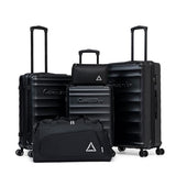 5 Piece Luggage Sets with Spinner Wheels, ABS Hard Shell Suitcase, TSA Lock