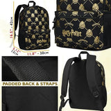 Harry Potter Backpack for Girls Teens with Adjustable Straps Boys Daypack Backpacks School Bag for Sports Travel School Supplies Gifts for Kids