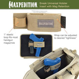 Maxpedition Gear Sneak Universal Holster Insert with Mag Retention, Khaki