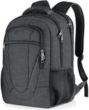 BIKROD Travel Laptop Backpack, 17 Inch Extra Large School Backpacks for Teen Boys and Girls, Black Water Resistant Women Back Pack, Business Men Sturdy Computer Bag