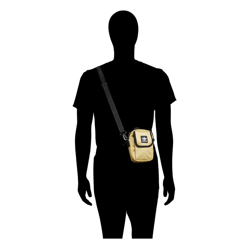 adidas Originals Utility Festival Crossbody Bag, Rain Camo Legend Ink Blue, One Size