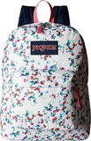 JanSport Unisex SuperBreak Multi White Floral Backpack