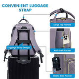 LOVEVOOK Laptop Backpack for Women, Water Resistant Travel Work Backpacks Purse Stylish College Bookbag Business Teacher Nurse Computer Bag with USB Charging Port, Fits 15.6" Laptop