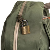 Revelry Supply Escort Smell Proof and Water Resistant Medium Size Travel Backpack (Green)