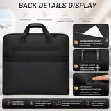 Travel Garment Bag for Women,Lightweight Puffy Carry on Garment Bag for Hanging Clothes,44.7'' Waterproof Travel Suit Bag with Shoulder Strap,2 in 1 Foldable Duffle Bag,Black