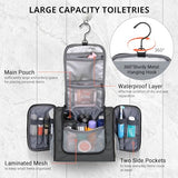 WITZMAN Carry On Travel Backpack for Men Large Convertible 45L Nylon Backpack 3 in 1 Bag and mens travel bag toiletry Large Hanging Multi-organization Bathroom Bag
