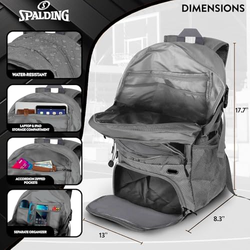 basketball backpack with laptop sleeve Hoop Squad Backpack Hoop Culture front ball compartment Ball Carry Backpack For Basketball