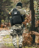 CVLIFE Tactical Sling Bag Backpack for Men Military Shoulder Sling Bag Molle Detachable Tactical Bag with Bottle Holder Hidden Pocket Daily Day Pack Work Bag for EDC Hiking, Black