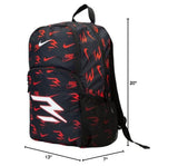 Nike 3 Brand Backpack - Black/Red - One Size (30L)