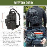 Maxpedition Sitka Gearslinger, Black