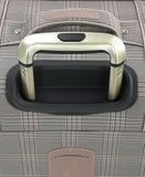 London Fog Brentwood IV 29" Expandable Spinner Softside Suitcase, Rose Charcoal