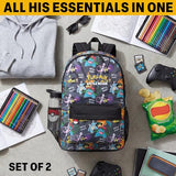 Get Trend Pokemon Boys Backpack and Water Bottle, 2 Piece Set