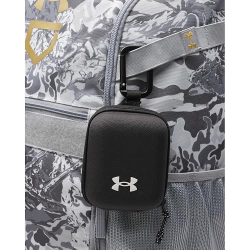 Under Armour Unisex Utility Baseball Backpack Print, (038) Steel / / Metallic Gold, One Size Fits All