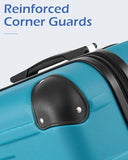 Coolife Hardside ABS Luggage, TSA Lock, Spinner Wheels, 24in Checked